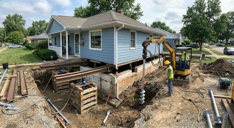 House Underpinning in Martinsville, VA
