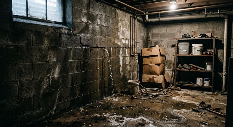 Leaking Foundation Repair in Martinsville, VA