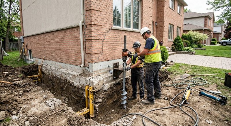 Sinking Foundation Repair in Dry Fork, VA