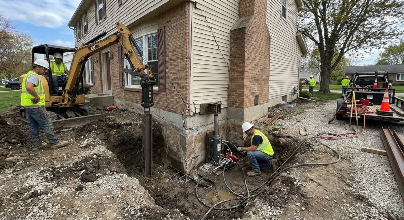 Sinking Foundation Repair in Dry Fork, VA