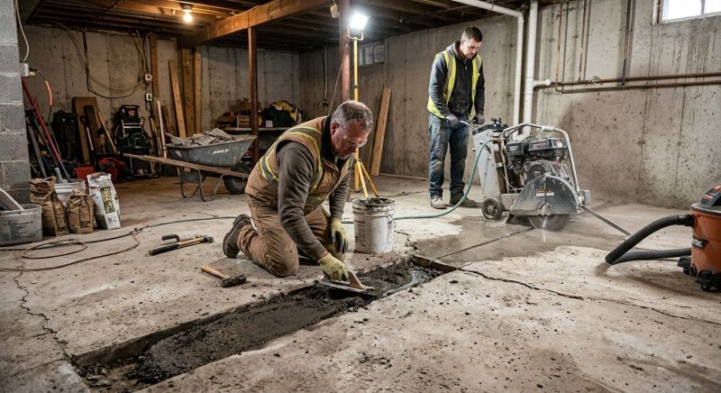Slab Foundation Repair in Martinsville, VA