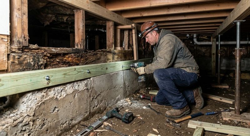 Slab Foundation Repair in Martinsville, VA