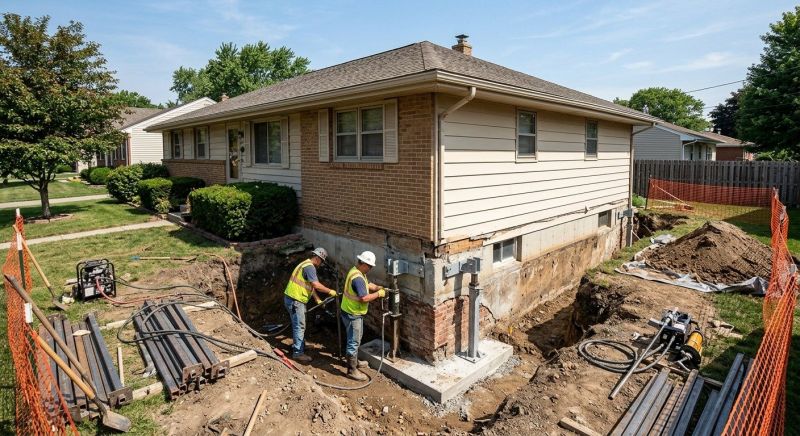 Structural Foundation Repair in Axton, VA