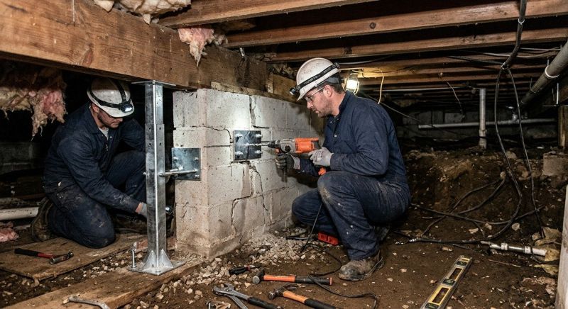 Structural Foundation Repair in Axton, VA