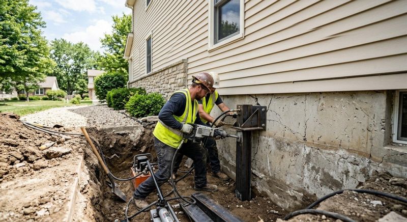 Structural Foundation Repair in Dry Fork, VA