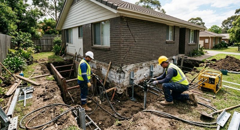 Structural Foundation Repair in Dry Fork, VA