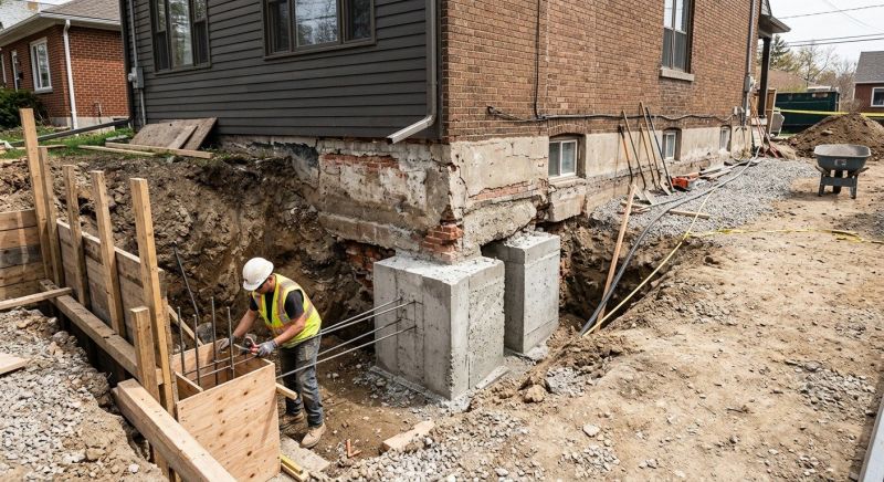 Structural Underpinning in Martinsville, VA
