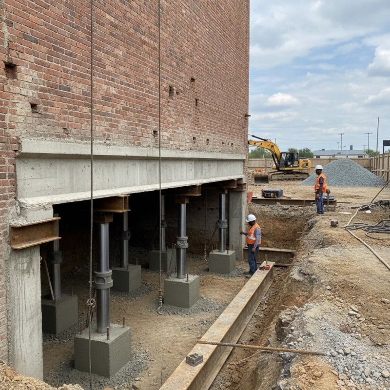 Structural Underpinning in Martinsville, VA